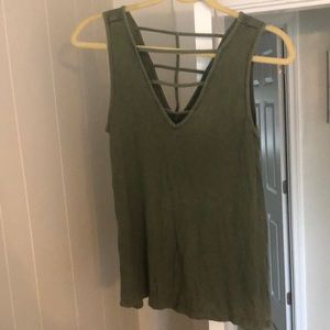 American Eagle green tank top